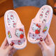 Sanrio Genuine Children's Slippers Summer Sandals Indoor Home Cute Non-Slip Wear-Resistant Parent-Child One-Word Slippers for Home