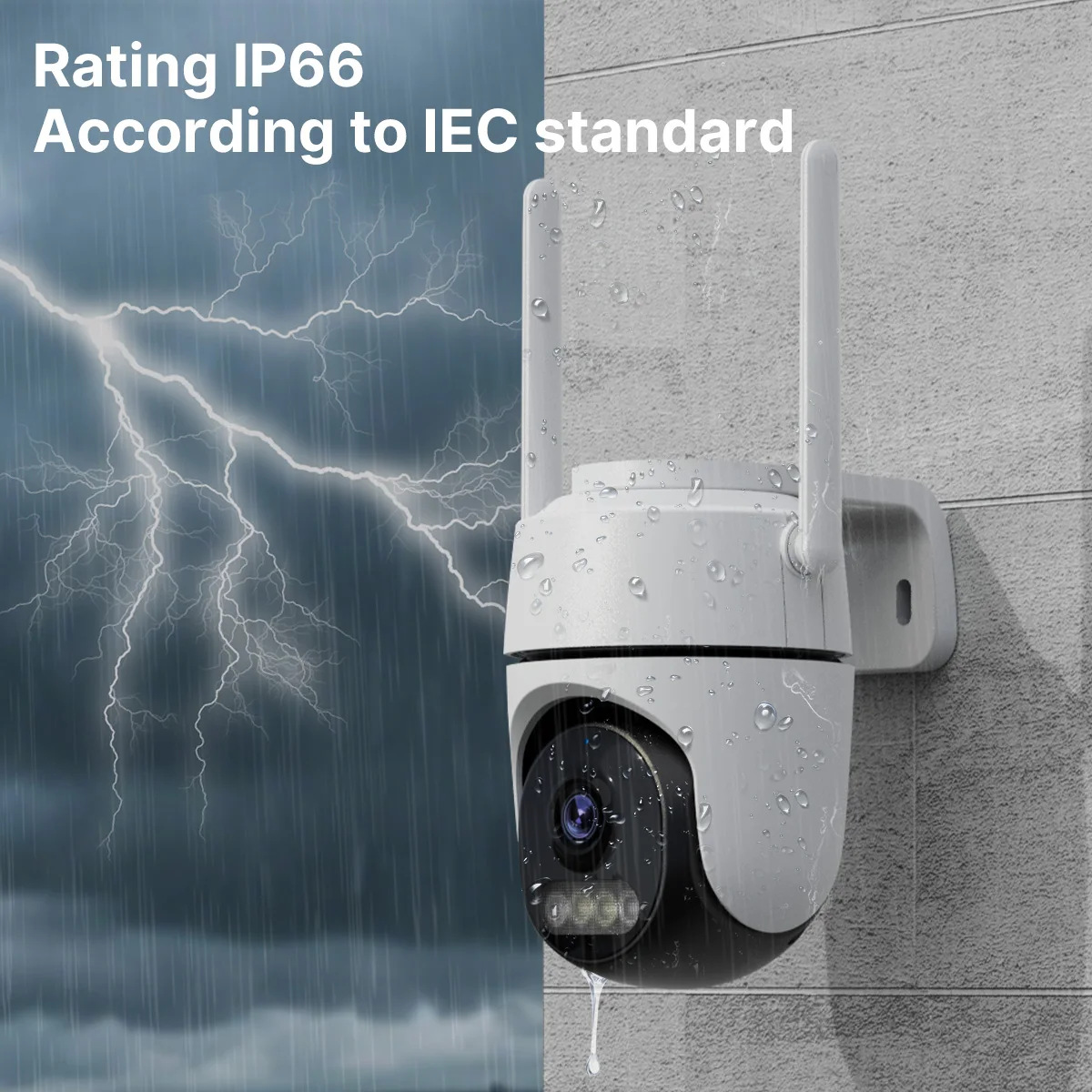 Icsee Sınır Ötesi 2 Adet HD Kamera Wifi Ev Akıllı Kablosuz 360 Derece Renkli Gece Görüşlü Güvenlik İzleme