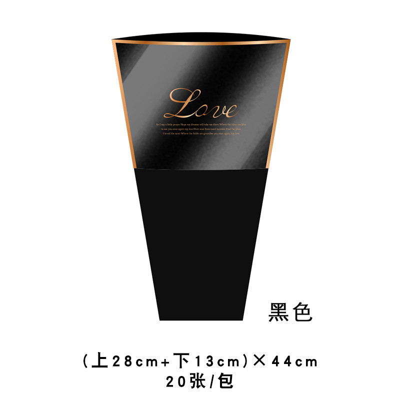 Huaxi Qixi Día de San Valentín estampado AMOR bolsas de flores bolsas