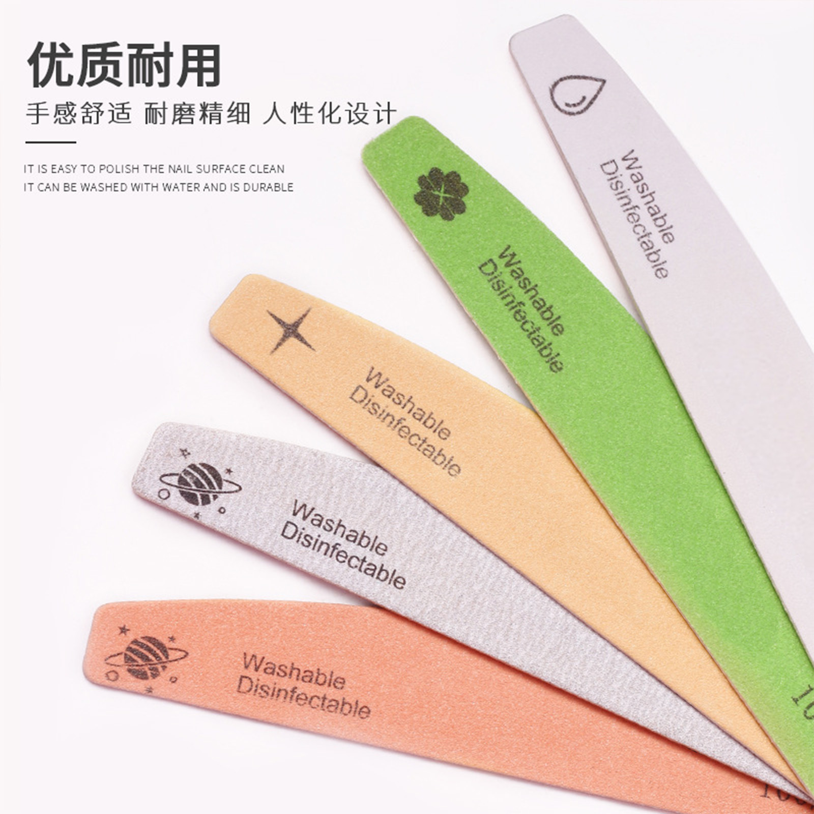 Nuevo arte de uñas curvo de media luna transfronterizo