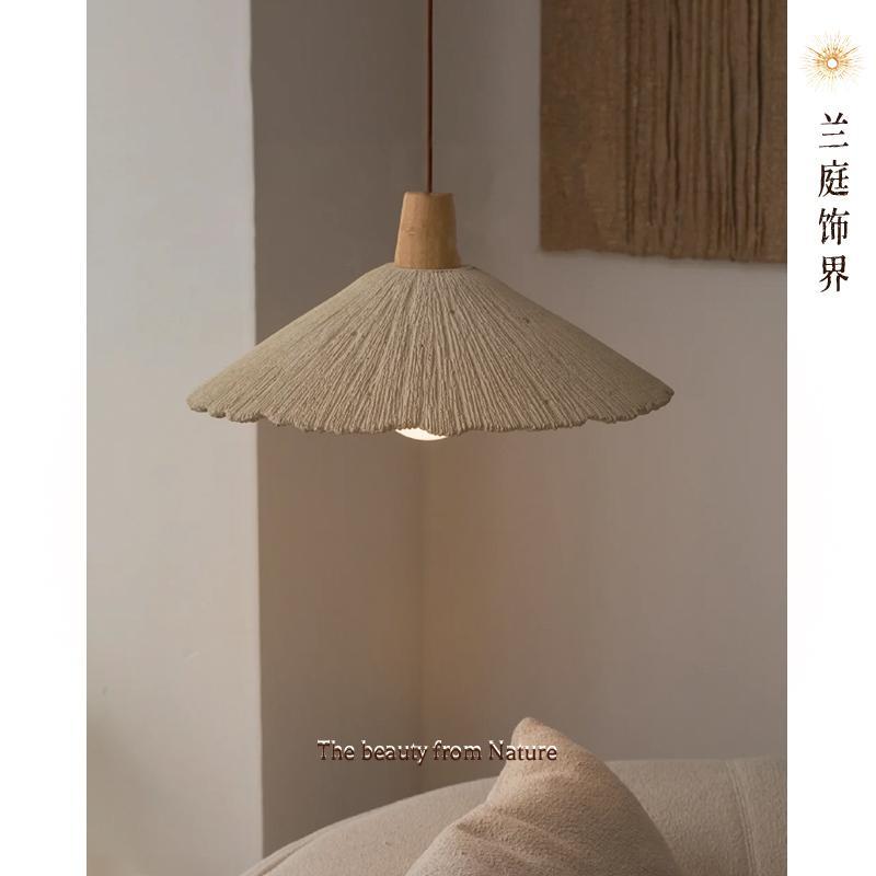 Diseñador de diseño de cavidad de restaurante residencial candelabro amarillo cabecera cama piedra silenciosa simple candelabro ventana de dormitorio