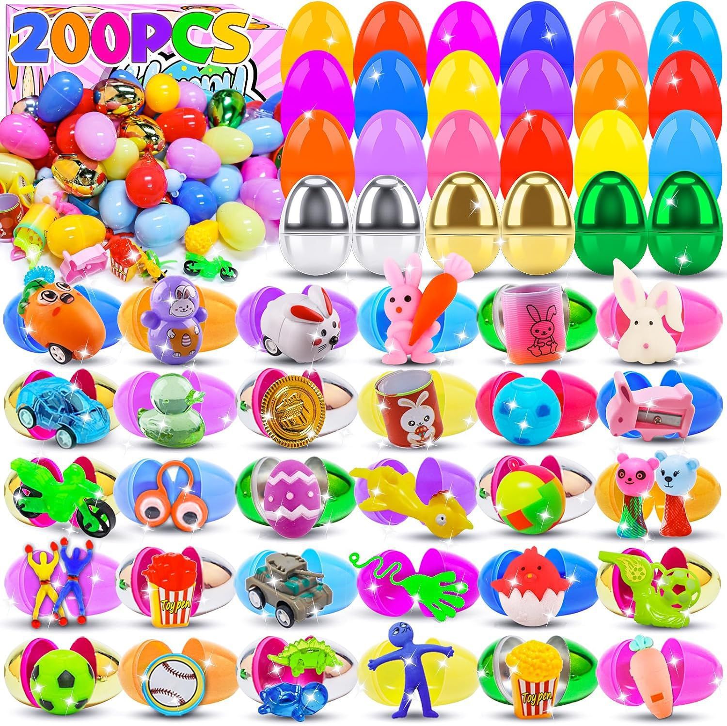 Juguete de Conejo de Peluche para Niños, Regalo de Pascua, Juguete de Cápsula, Huevo de Pascua DIY de Amazon 2026