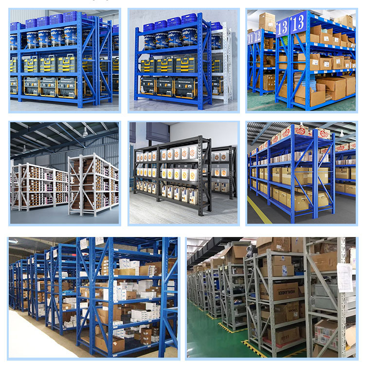 Almacenamiento de estantes multicapa ajustable 200 - 800kg por capa de estantes de almacenamiento de hierro estantes de carga estantes pesados gruesos