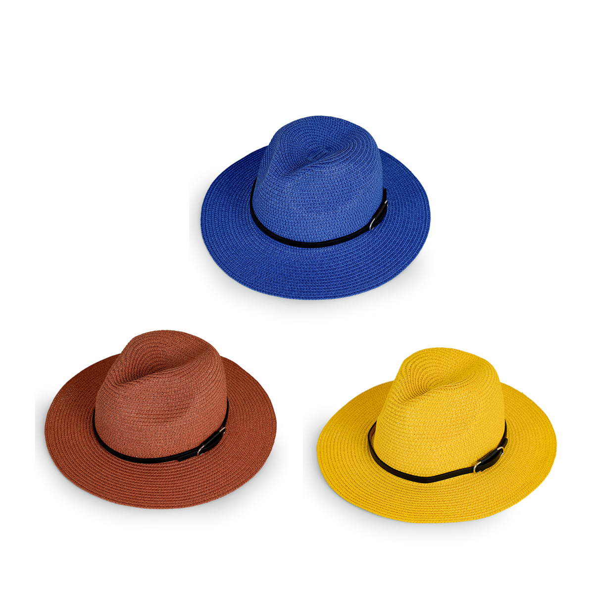 Wholesale Accessories Wide Brim Straw Hat Nihaojewelry display picture 3