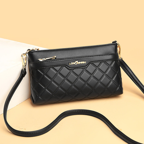 Bags for Women  New Summer Women's Bags Middle-aged Mom Bags Handheld Mobile Phone Coin Small Bag Soft Leather Crossbody Bag