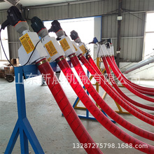 18米粮仓玉米输送机 电动软管饲料装车提升机双管上料机