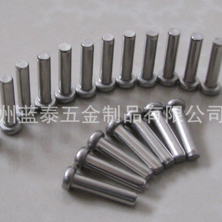 厂供应不锈钢平头半空心铆钉  平头铆钉 平头半空心铆钉防锈铆接
