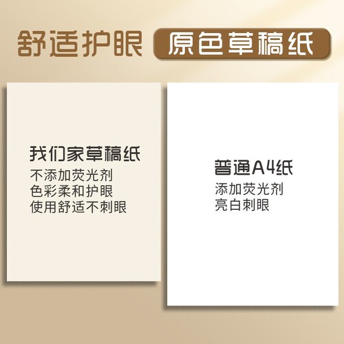Deli draft book wholesale student postgraduate entrance examination special draft paper thickened eye protection white paper soft copy acting draft paper