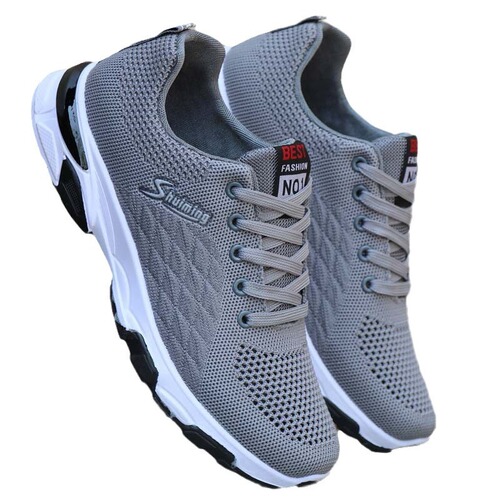 New Spring and Autumn Breathable Sports Men's Shoes Leisure Matchable Flyknit Shoe Collection