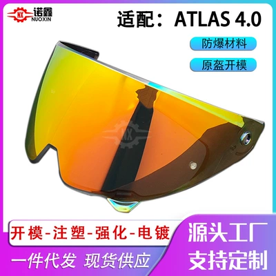 New Fit RUROC Ronin ATLAS 3.0 4.0 Helmet Lens Day and Night Universal Anti-fog Sticker Color Changing Accessories