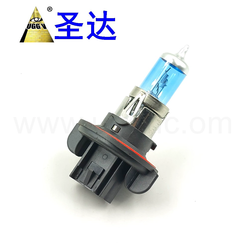 Cross-border car headlight halogen lamp ultra white light 55W H13 halogen lamp car lamp 100W quartz glass