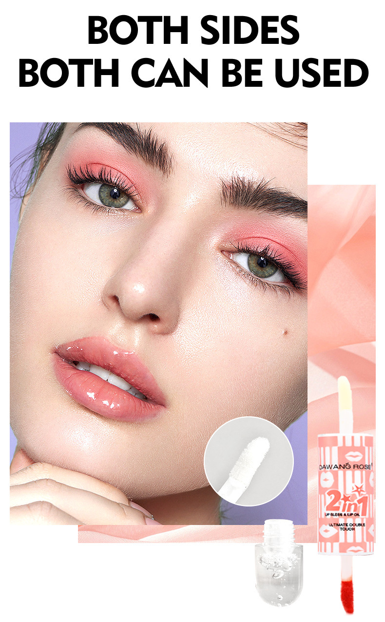 Doppelseitiger Lippenstift Und Lipgloss Für Ein Mattes Finish_voghion.com