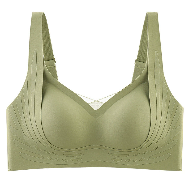 Comfortable breathable underwear, wireless bra, push up bra, supporting bra top