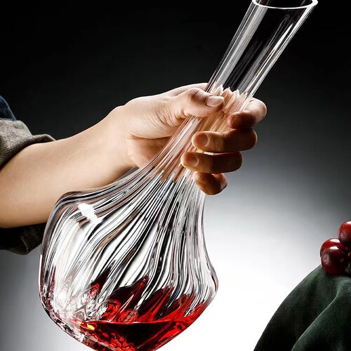New Waterfall Rapid Decanter Home Creative Crystal Glass Filter Red Wine Diviner Luxury Prism Decanter