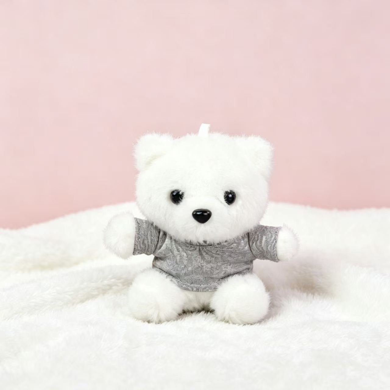 Vestido osos llaveros muñecas de peluche camisetas pantalones mochila colgante pequeño regalo colgante muñeca de peluche