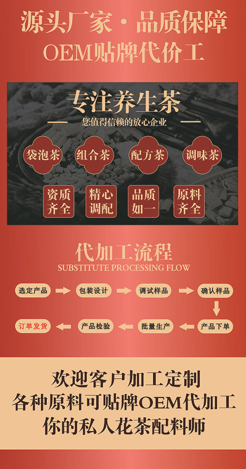 Yuan Qi Si Bao Tea (Four Treasures Vitality Blend) — Astragalus, Codonopsis, Ophiopogon & American Ginseng Tea Bags overview
