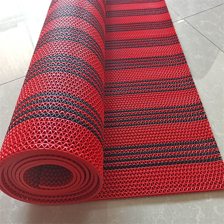 Hollow Two-Color Bathroom Mat Non-Slip Mat Corridor Mat Toilet S-Shaped Floor Mat Kitchen Swimming Pool Carpet Roll 6.5 Hollow Two-Color Bathroom Mat Non-Slip Mat Corridor Mat Toilet S-Shaped Floor Mat Kitchen Swimming Pool Carpet Roll 6.5