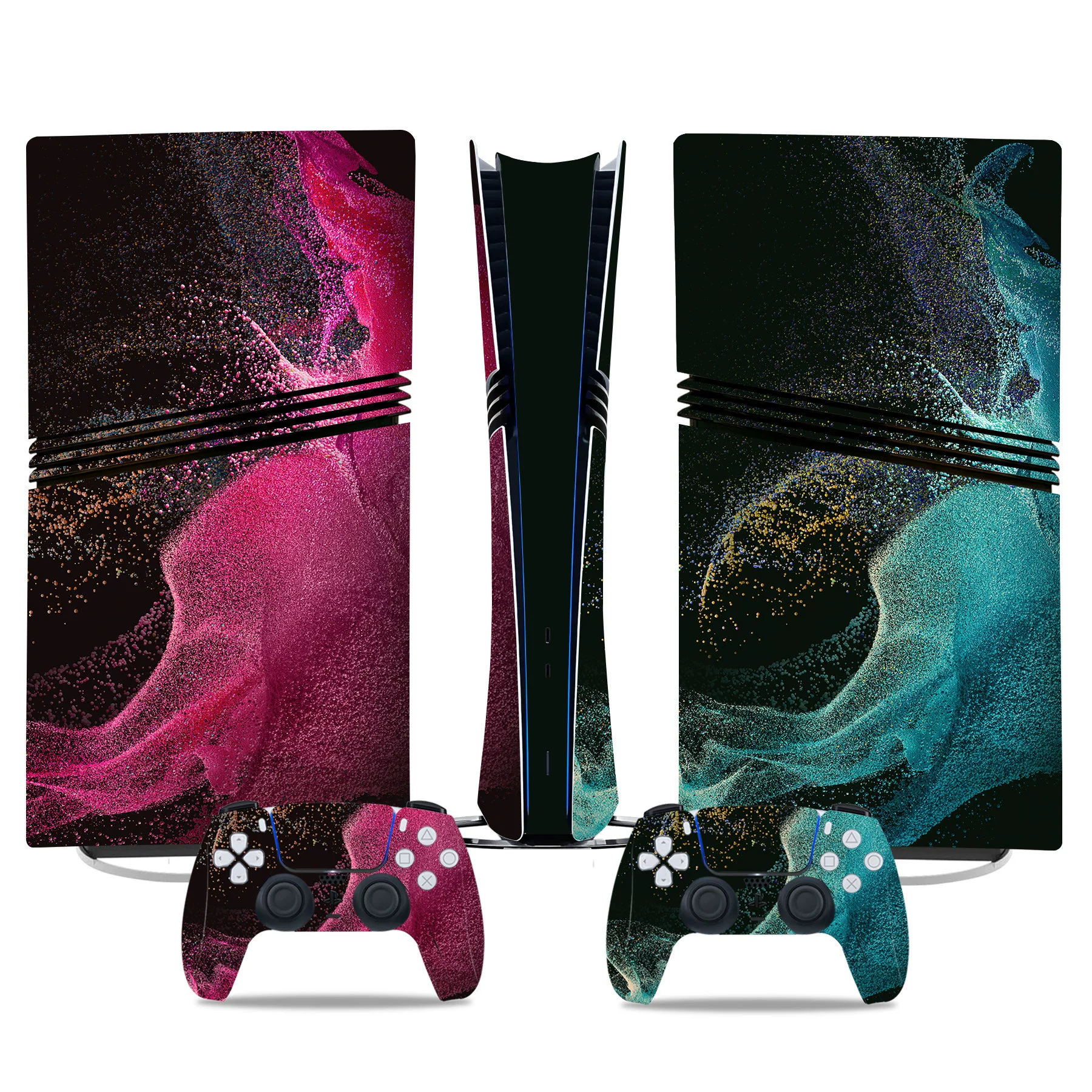 侠士 PS5 PRO игровая приставка цветные наклейки, цветная пленка корпусов, защитные пленки, наклейки на ручки, модели иностранной торговли