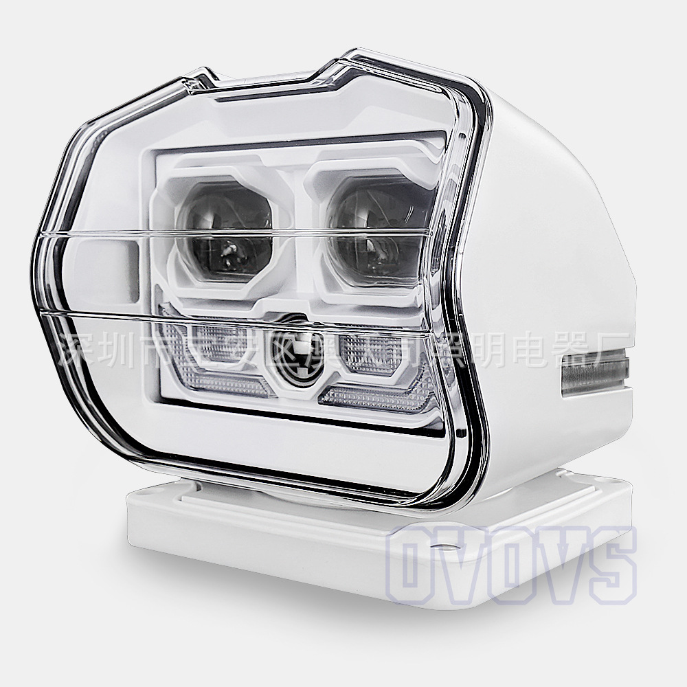 Outdoor Vehicle-Mounted Searchlight Off-Road Modified Ceiling Light with Laser Cannon Search Function Led Remote Control Light Super Bright