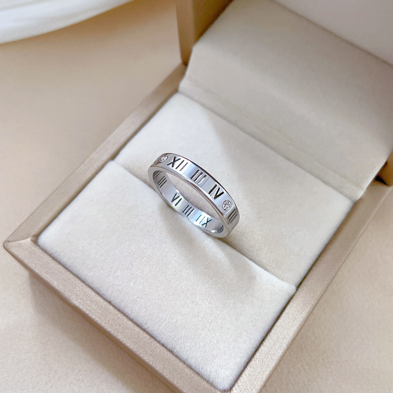 Minimalist Titanium Steel Jumping Ring For Men And Women, Simple_voghion.com