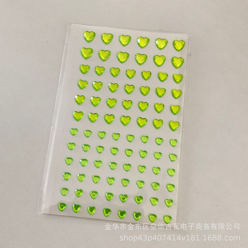 ✅多色大小爱心水晶贴钻贴脸眼部闪钻幼儿园奖励装饰脸部水钻贴|undefined