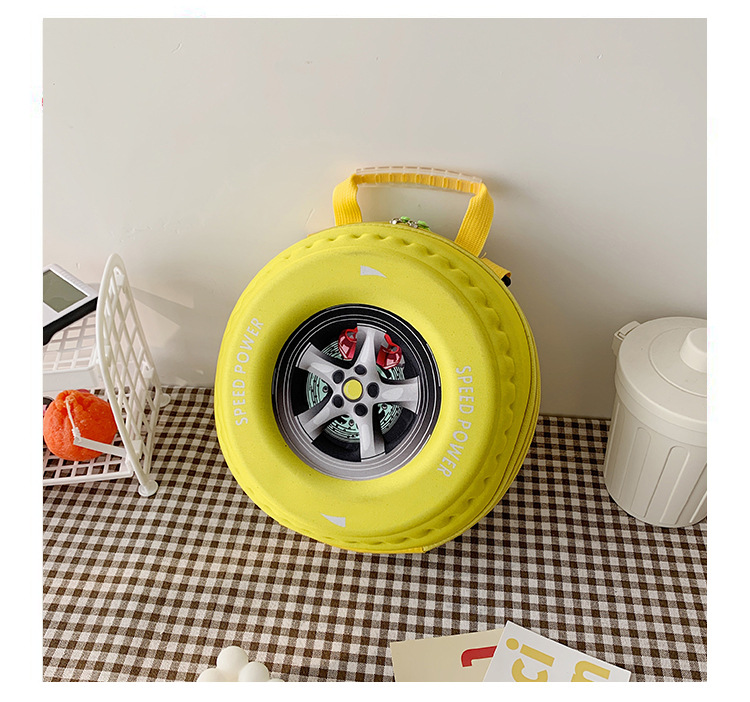 2022 Spring New stylish and high-quality tire bag, Korean style simple and fashionable casual handbag, crossbody children's schoolbag undefined