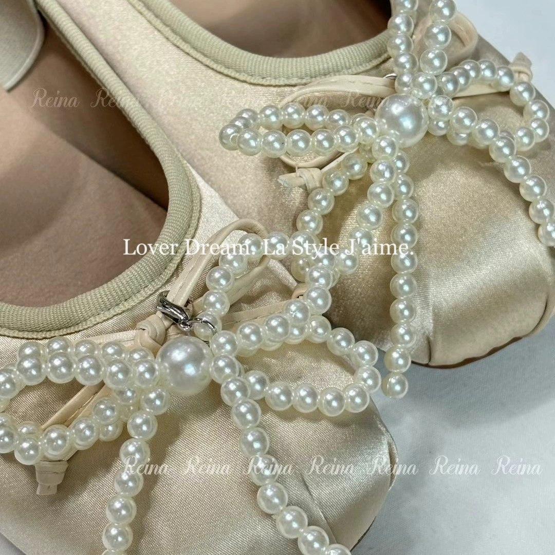 Small footwear buckle pearl with bow, universal accessories, accessory, flowered, Chanel style