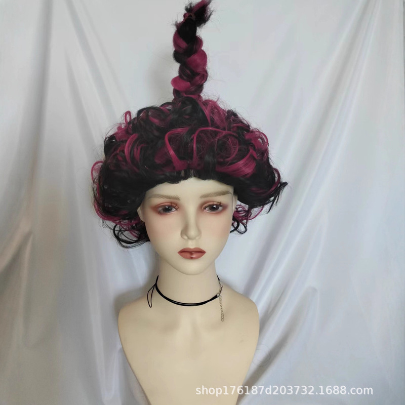 Wholesale "The Witch Is Crazy" Hocus Pocus Braided Cosplay Anime Wig Bob Style