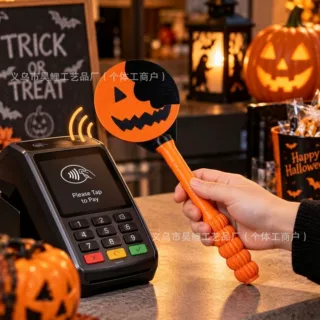 跨境新品可爱Pumpkin Induction Payment Wand南瓜感应支付魔杖