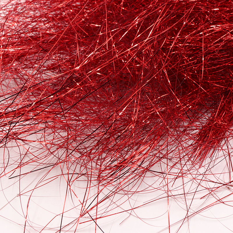 1mm metal brillante hilo 8g / paquete cosméticos embalaje de joyería relleno de joyería caja de boda relleno de hilo