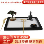 跨境禅意佛像沙盘工厂直供创意中式古风装饰工艺品家居摆件批发