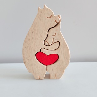�羳Wooden Bears Family������һ���˼Ҿ�ľ�|����ˇƷ�b�ľ