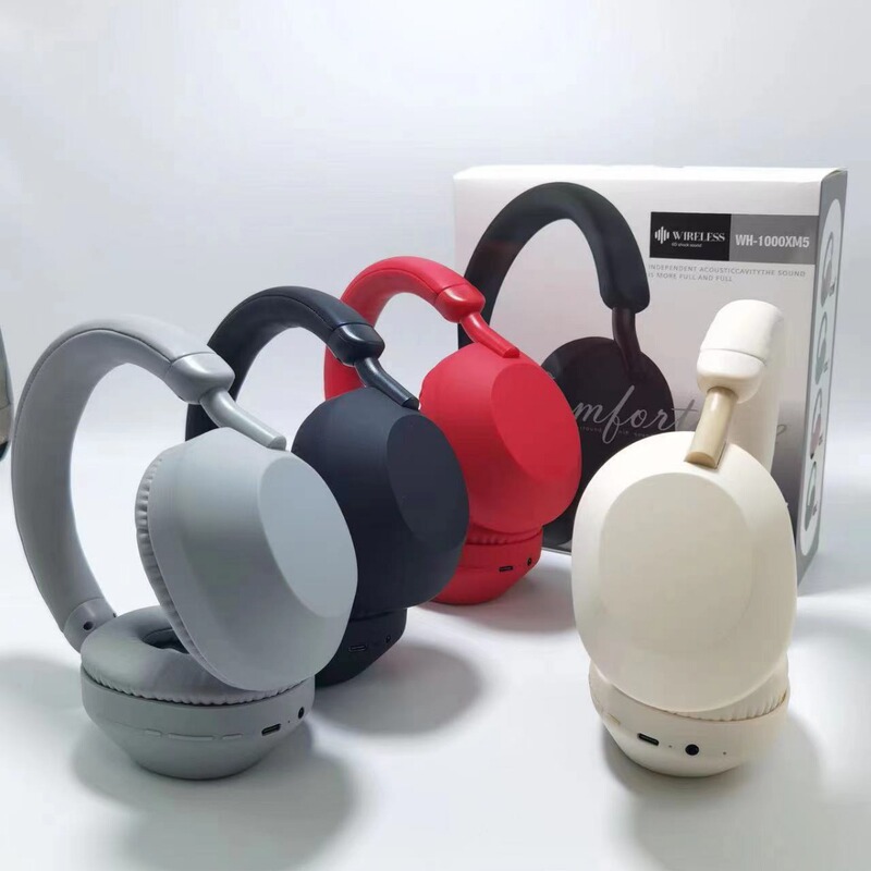 1000Xm5 Head-Mounted Bluetooth Headset Ultra-Long Battery Life All-Inclusive Ear Wireless Call Headset Game Low Latency