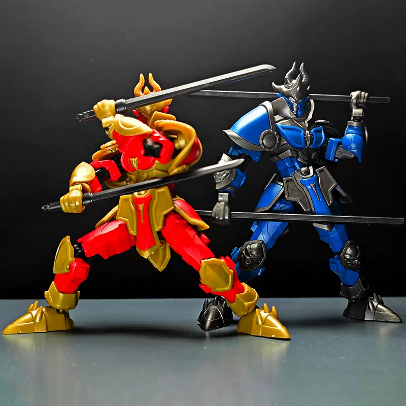 儿童拼装人偶机甲多关节可动变形圣骑巫妖机器人减压玩具手办模型