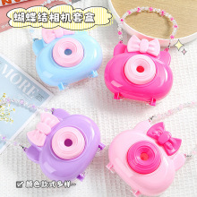 新款蝴蝶结相机DIY手工配饰套装盒 手拎饰品彩珠配件宝贝礼包礼物