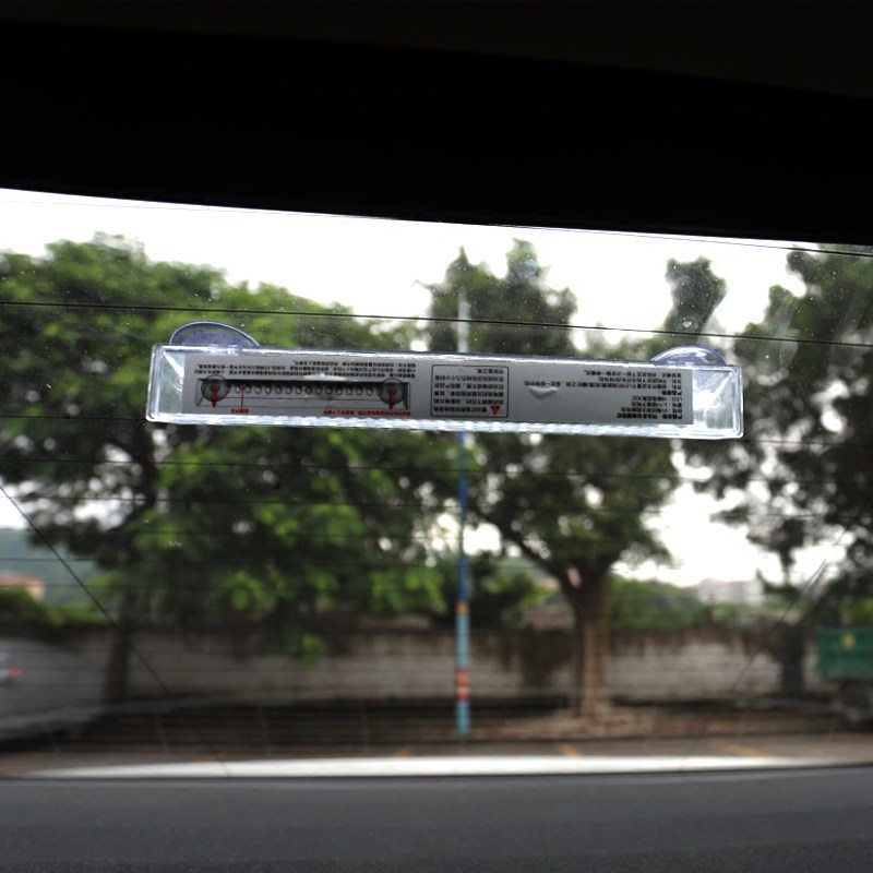 Ventana trasera colorida sin cableado luz de inducción solar luz de choque trasera LED decoración flash anti-ranger luz de advertencia de automóvil