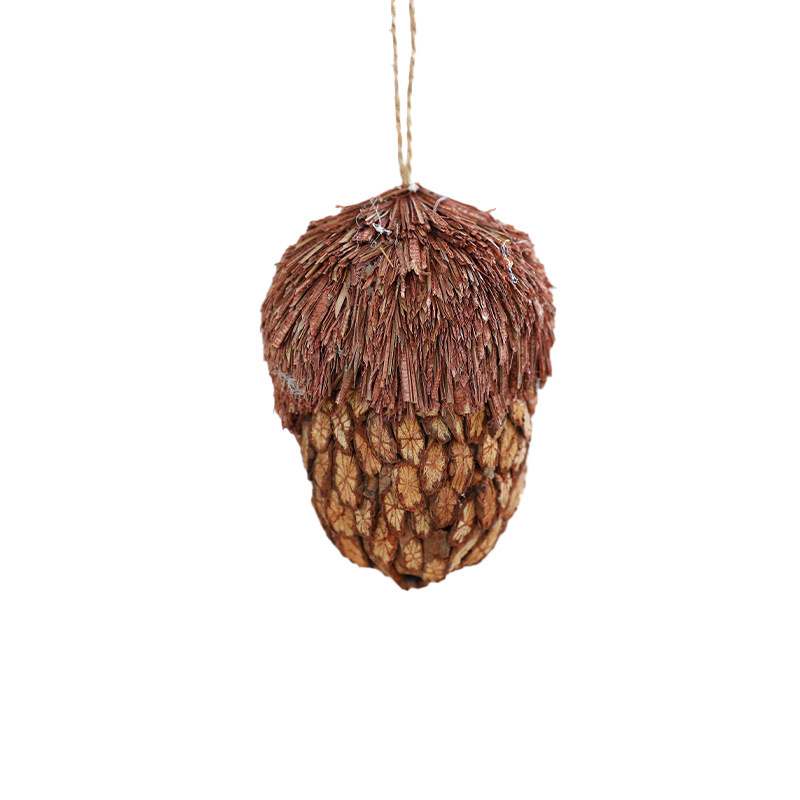 Nuevo colgante de madera grande pinos espuma colgante árbol de Navidad roble decoración escena decoración decoración