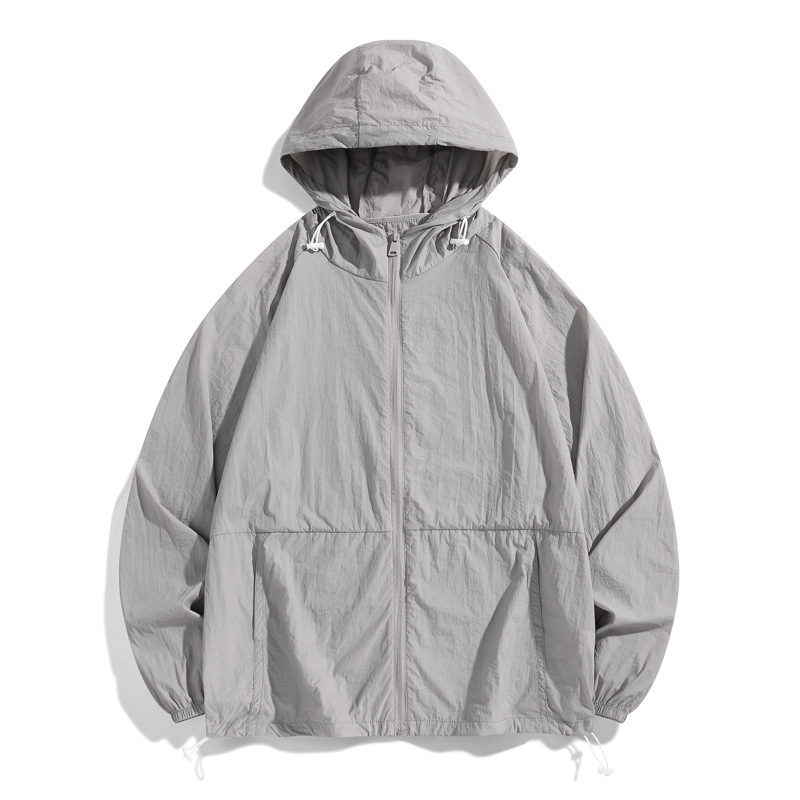 Sun Protection Suit Skin Clothing Men's Summer Ultra-thin Breathable Outdoor Fishing Skin Windbreaker Fishing Sun Protection Coat