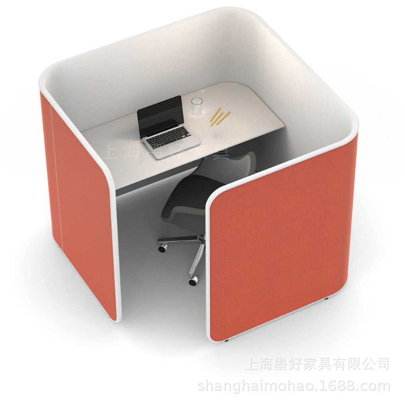 Shared Soft-Covered Fabric Desk Screen Work Station Free Combination Staff Computer Desk Card Holder Ultra-High Privacy Work Station