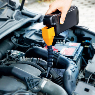 Removable car portable fuel tank funnel telescopic conduit fuel oil bottle Funnel car funnel