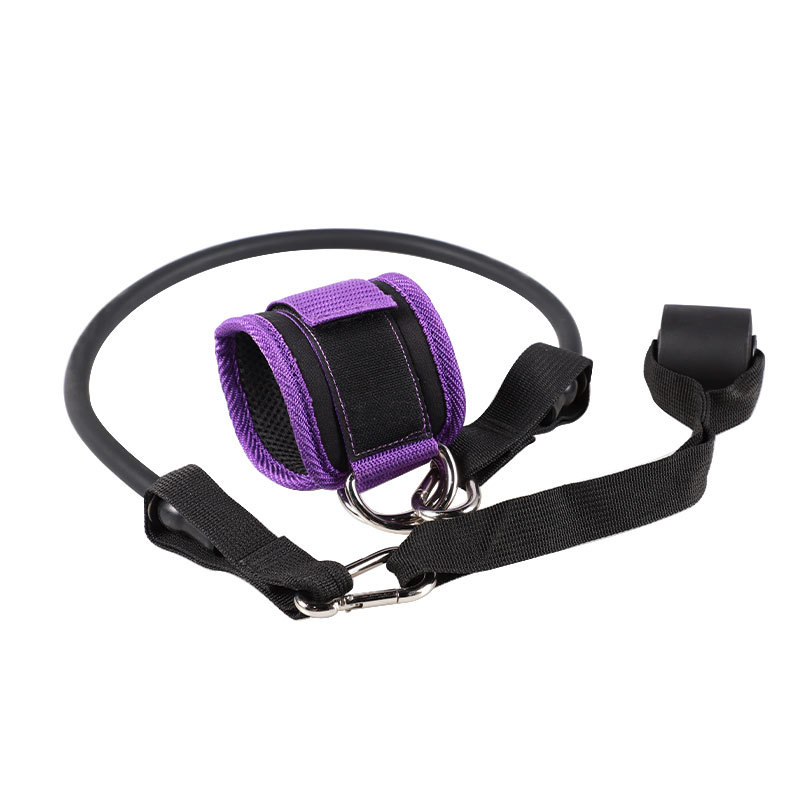 Doble D hebilla tobillo músculo fitness pórtico tobillo hebilla de la puerta hebilla tubo de látex tirón duro cinturón de refuerzo tobillo equipo de protección