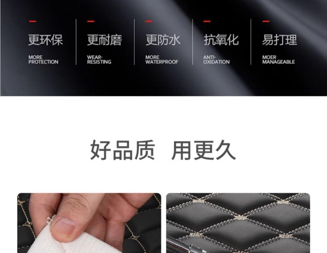 Suitable for Galaxy l7 trunk mat surrounding 23 Galaxy 17 tail box mat car modification accessories