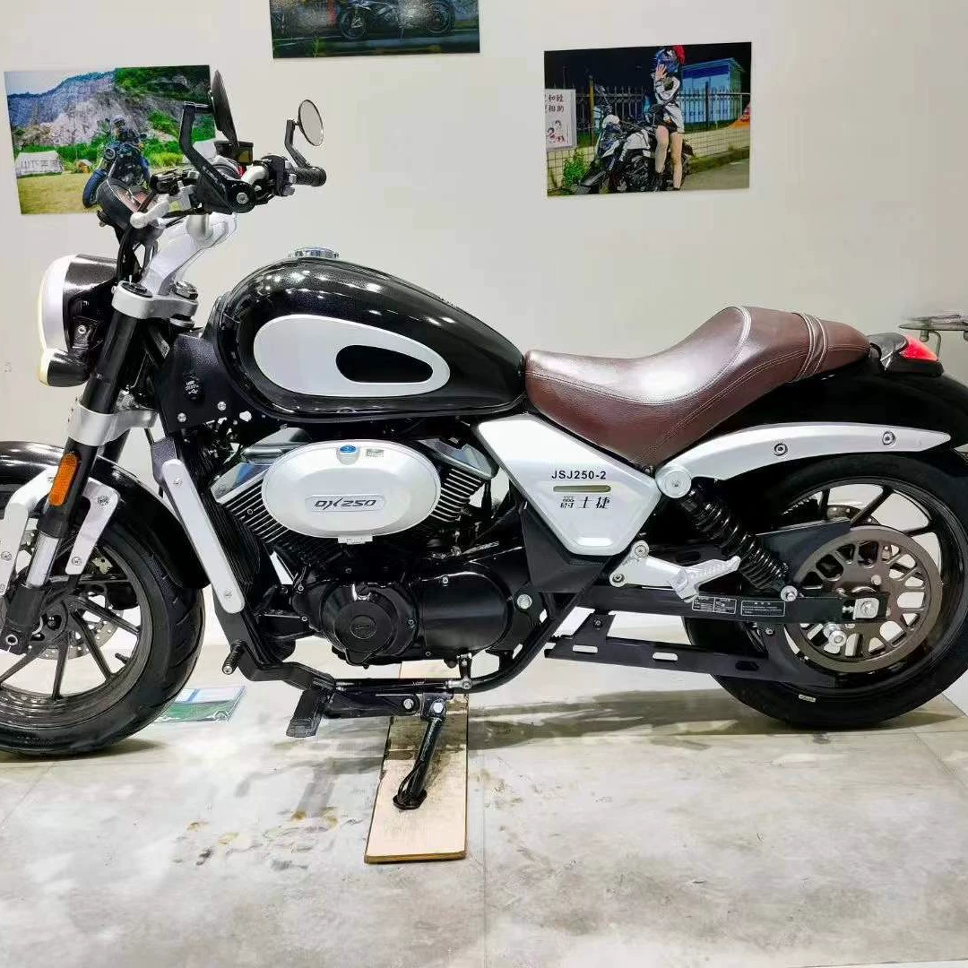 Джаззи двойной цилиндр воздушное охлаждение 250 Джаззи DX250 мотоцикл V-образный цилиндр ретро принц автомобиль Национальный IV EFI