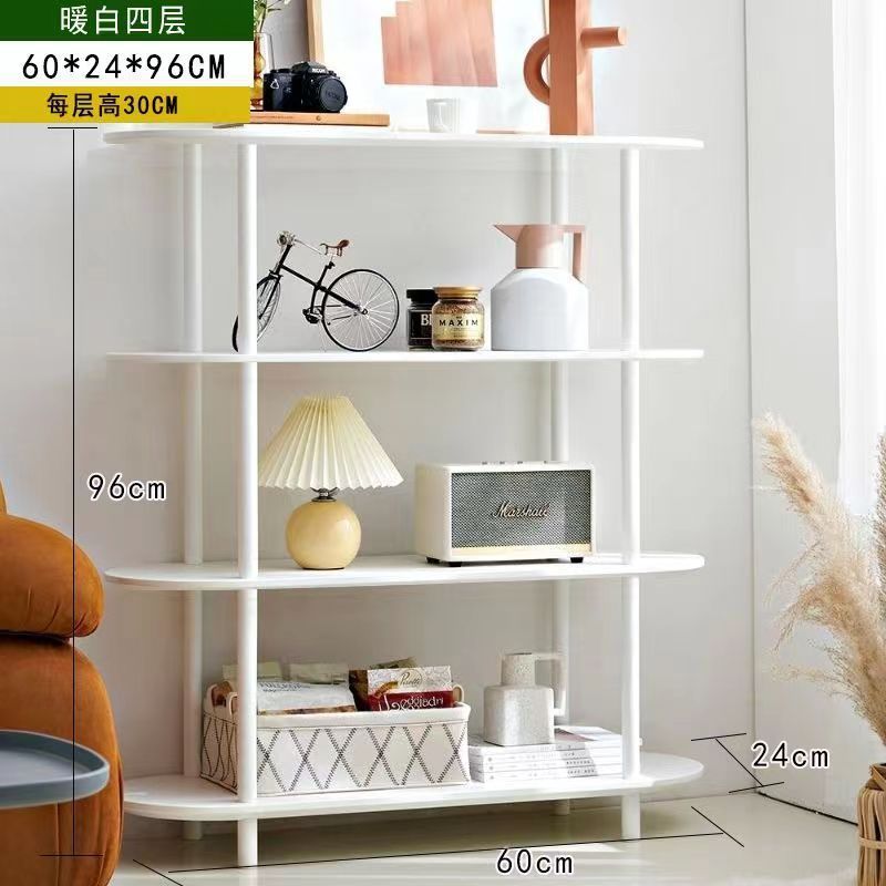 Estante de almacenamiento fácil de aterrizar estante de almacenamiento multifuncional para estante de exhibición de almacenamiento al lado de la cama de la sala de estar multicapa