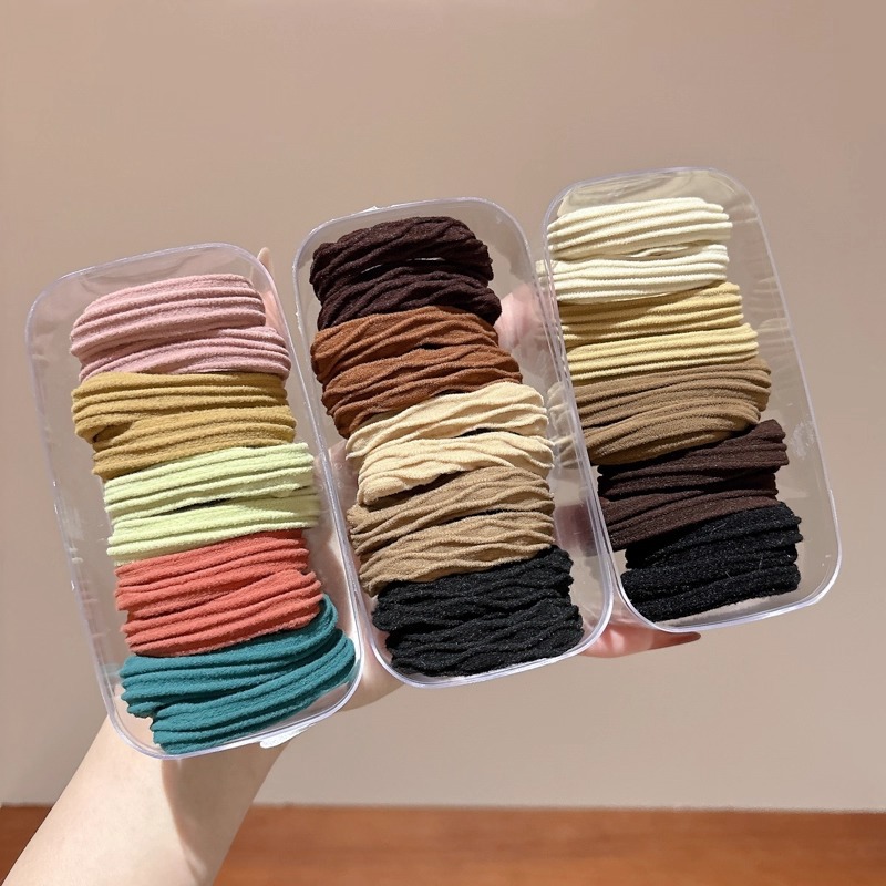 High Ponytail Hair Tie, High Elasticity Durable Rubber Band, Women's Hair Band, 2025 New Model, High-End Versatile Hair Accessory