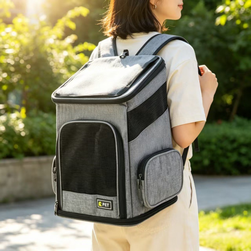 Amazon Pet Carrier for Dogs, Convenient for Outings, Foldable Pet Backpack for Cats and Dogs, Pet Backpack