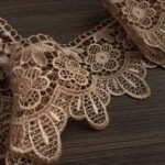 厂家低价直销新款diy沙发巾 桌布 台布 刺绣 水溶蕾丝家纺花边