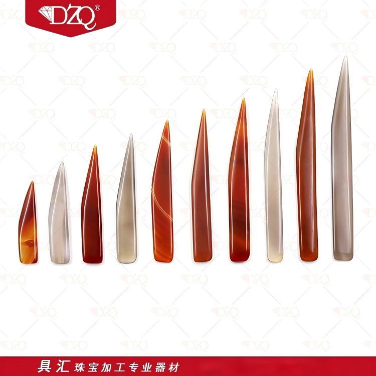 首饰表面抛光压光玛瑙刀压葫芦玛瑙片玛瑙原料打磨切割玛瑙抛光刀