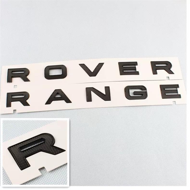 Land Rover car emblem, letters RANGE ROVER, Aurora, Velar, Range Rover Sport, English front and rear emblems, modification