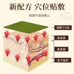 Baiyun Mountain Flower City Ginger and Codonopsis TCM Patch for Knees, Neck, and Shoulder, Heat Therapy Patch for Physical Care, TV Commercial Model